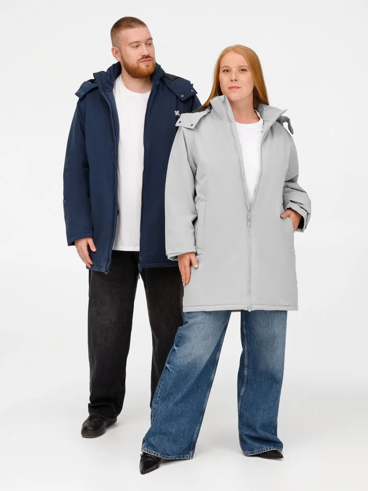 Куртка-парка унисекс Sfera темно-синяя размер XL - фото 21