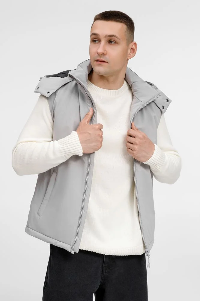 Жилет унисекс Sfera светло-серый размер S