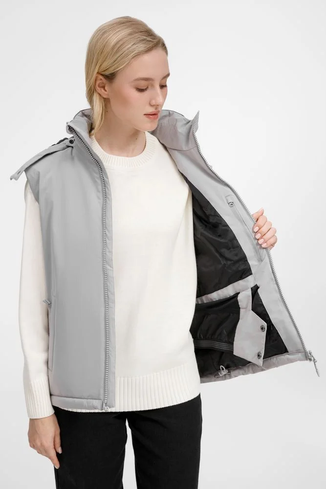 Жилет унисекс Sfera светло-серый размер L - фото 19