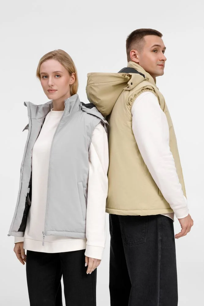 Жилет унисекс Sfera, светло-серый, размер XL - фото 22