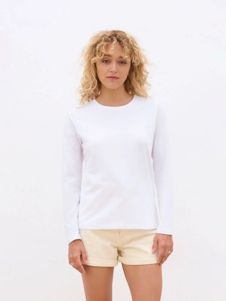 Футболка с длинным рукавом женская Monarch Women белая размер 3XL - фото 5