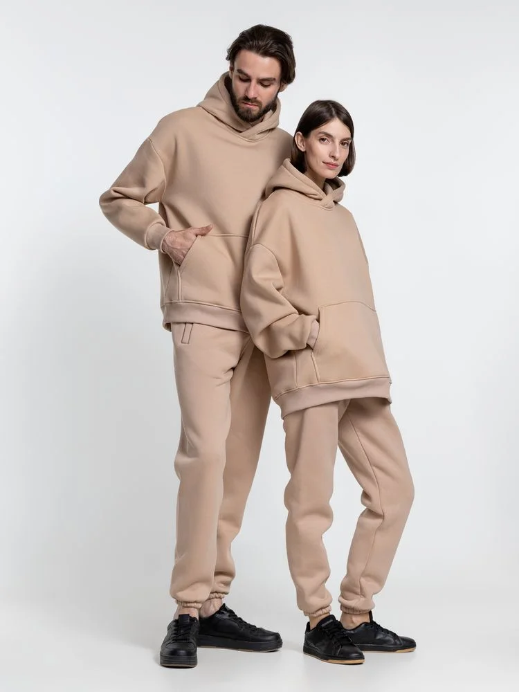 Худи Kulonga Oversize бежевое песочное размер XL/XXL песочный - фото 13