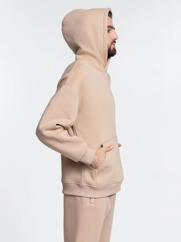 Худи Kulonga Oversize бежевое песочное размер 3XL/4XL песочный - фото 11