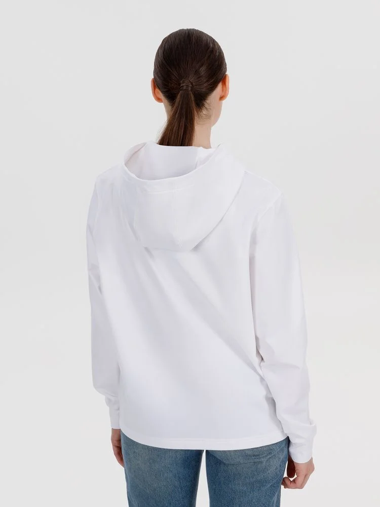 Худи унисекс Morfiss белое размер M/L - фото 9