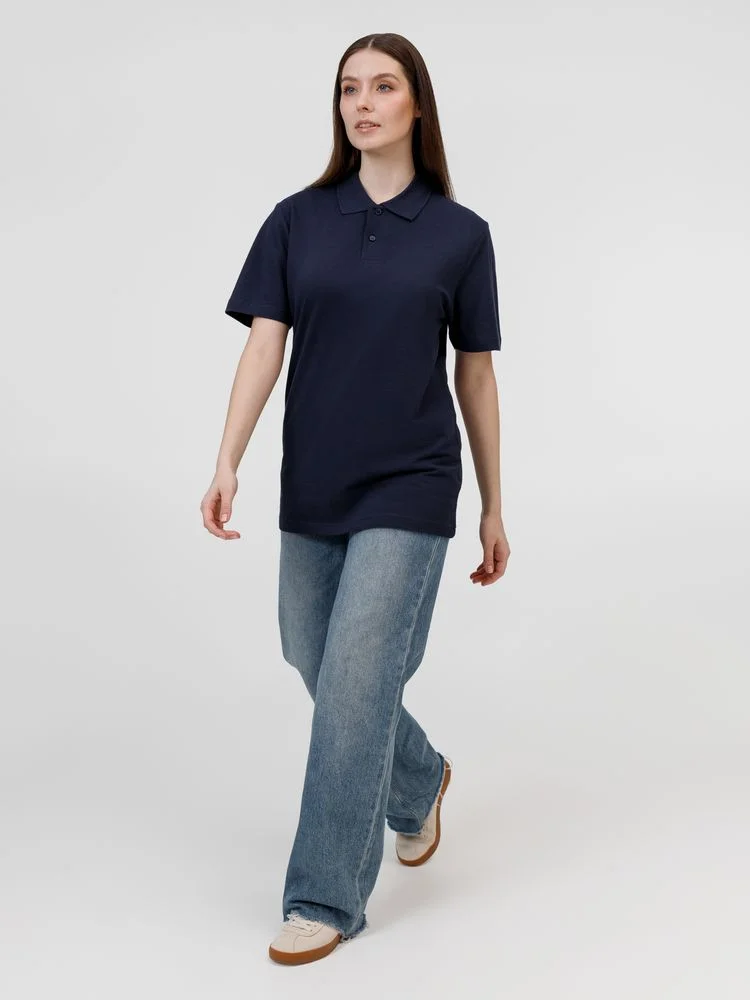 Рубашка поло унисекс Pulse кобальт темно-синяя размер XXL - фото 11