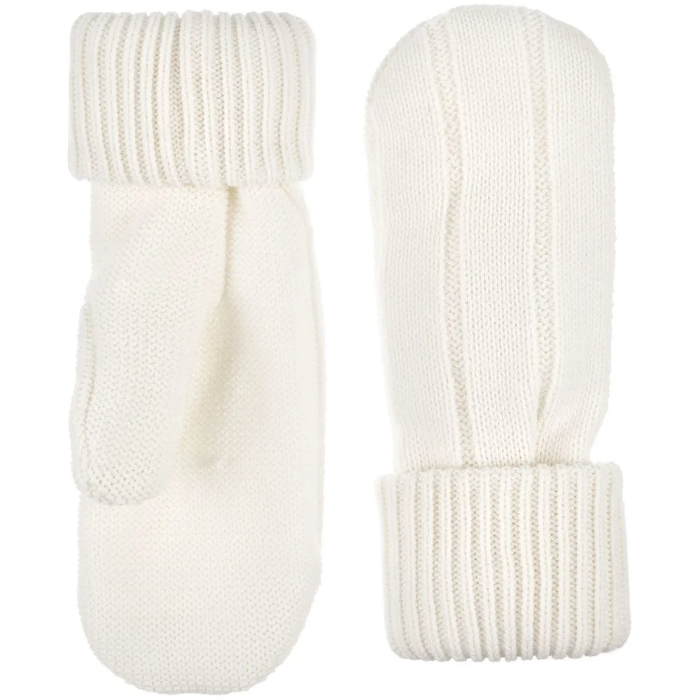 Варежки Knit Beat молочные