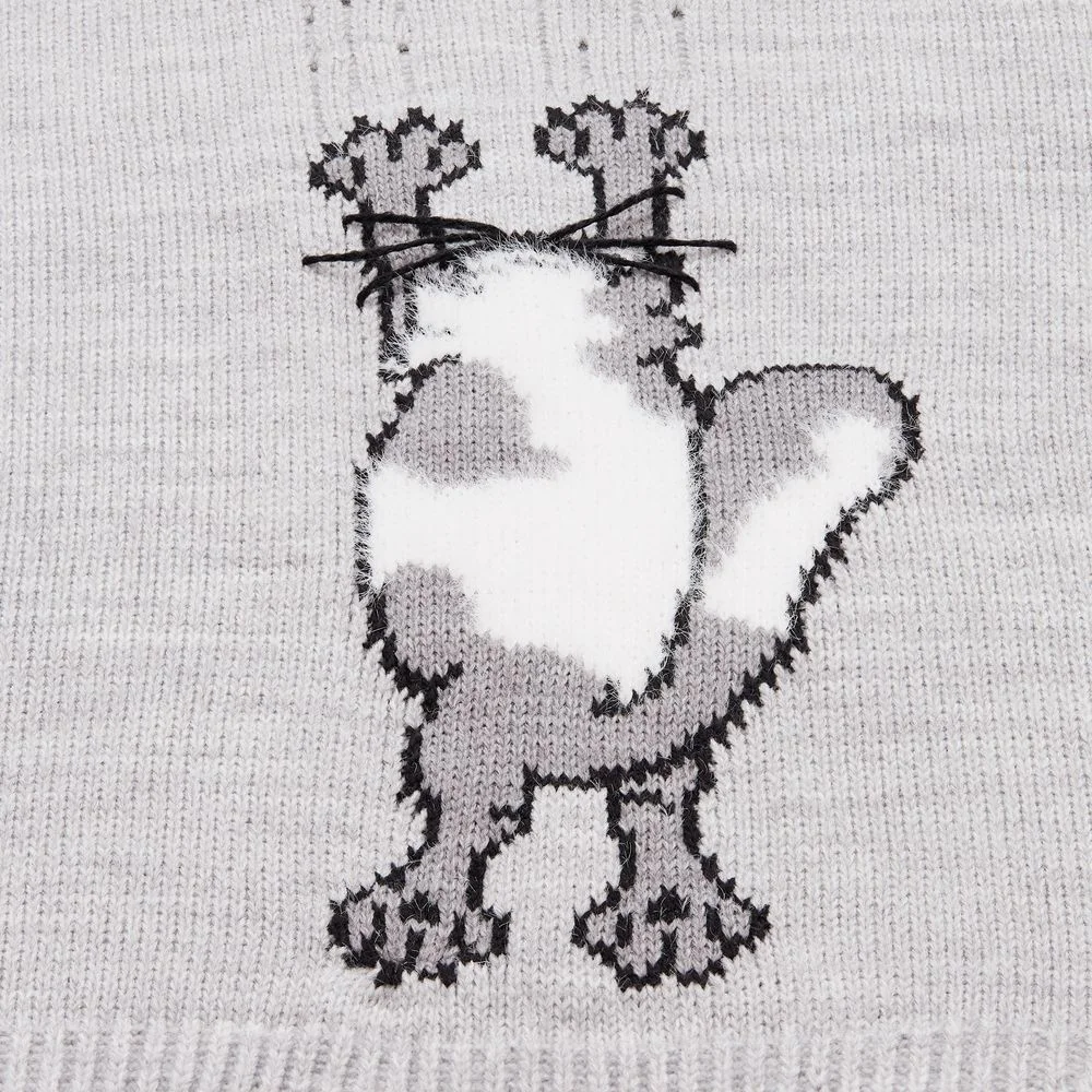 Джемпер Sharpick серебристо-серый меланж размер S/M - фото 5