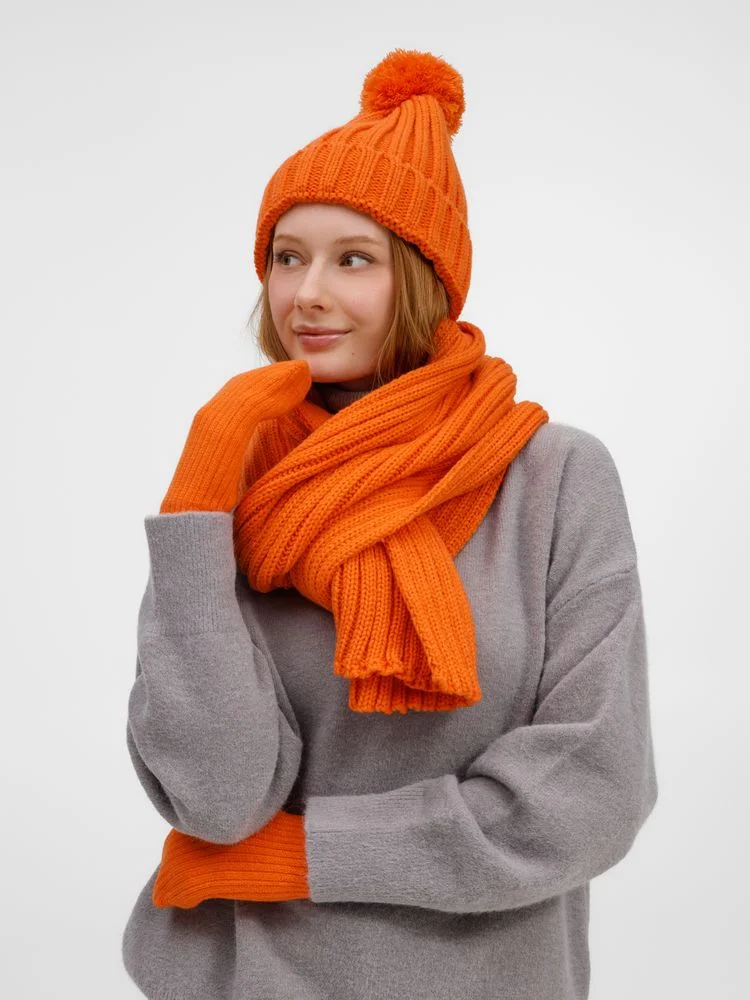 Варежки HappyGo оранжевые размер L/XL - фото 3