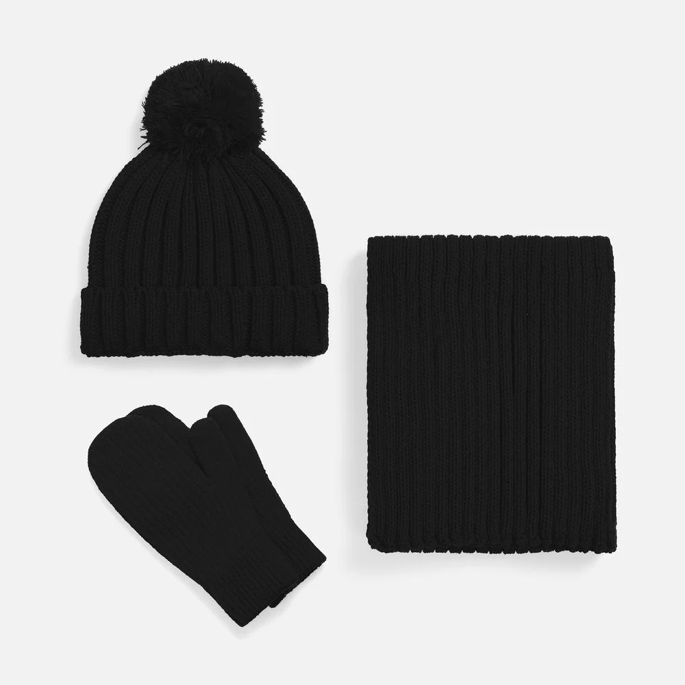 Варежки HappyGo, черные, размер S/M - фото 4