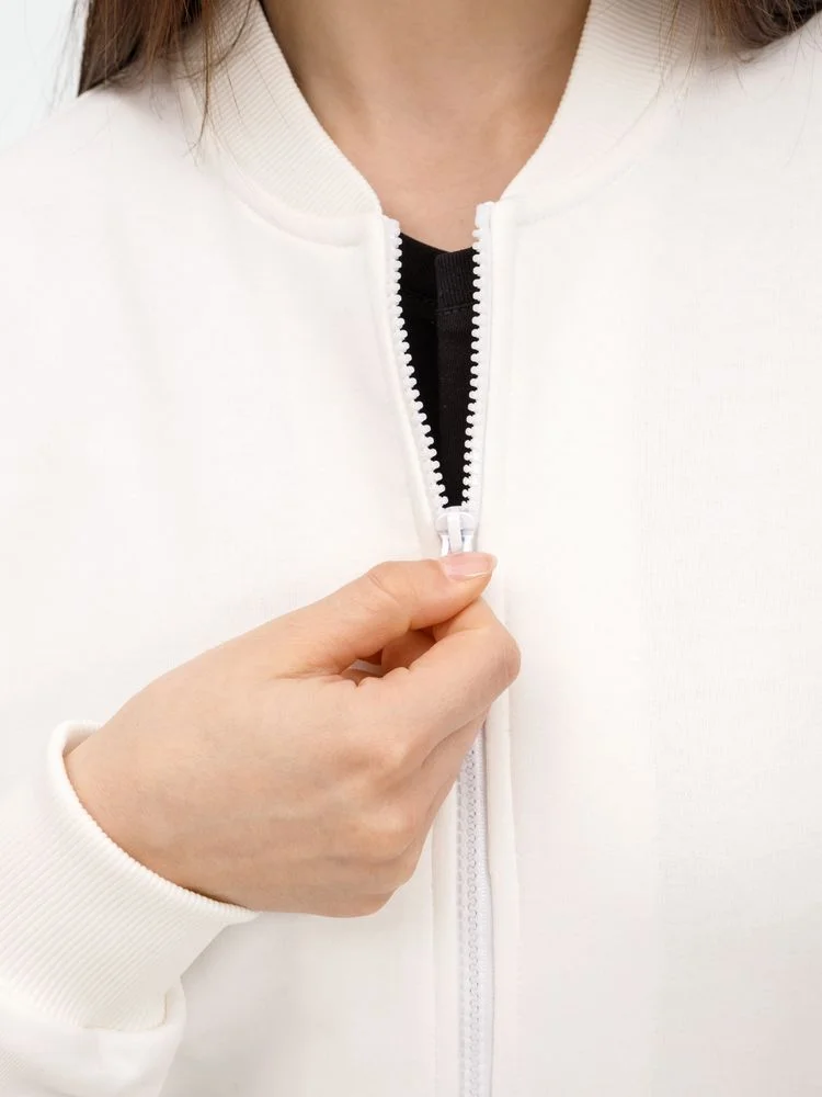 Бомбер унисекс Townie молочно-белый размер M - фото 11