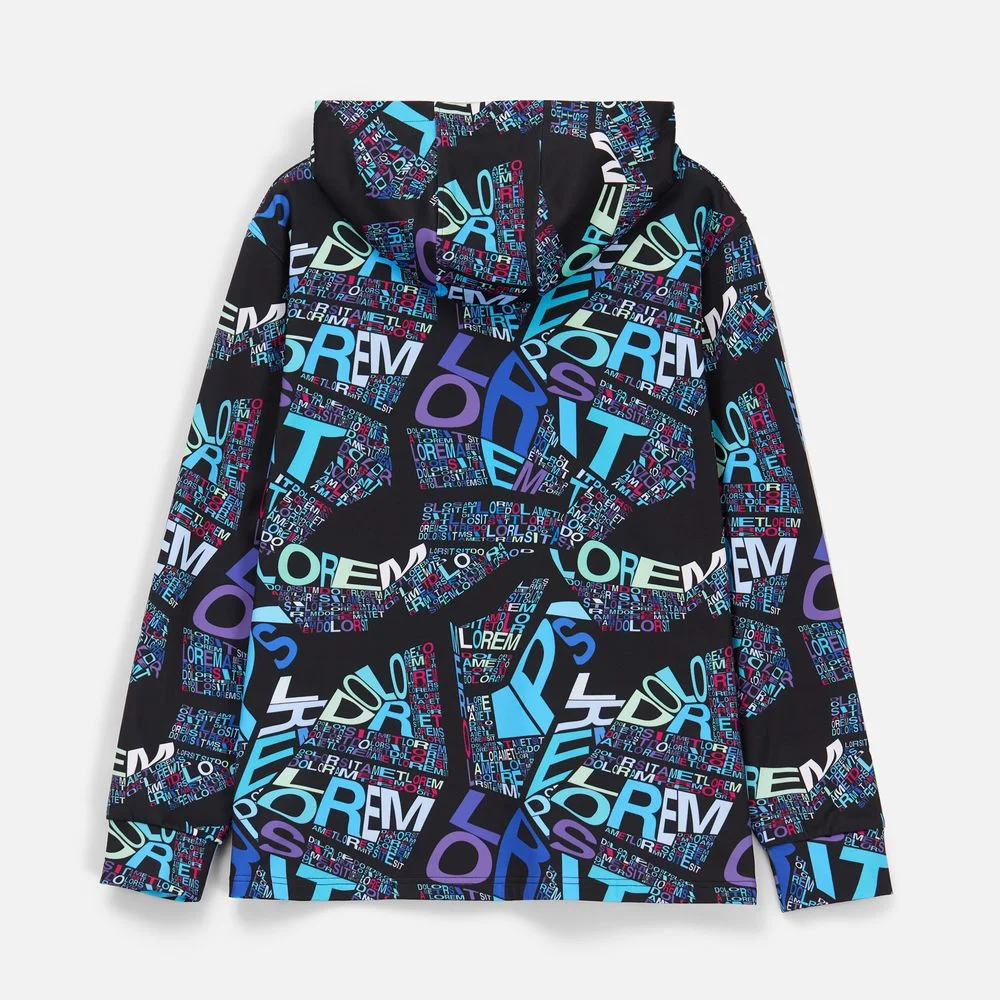 Худи унисекс Morfiss с полной запечаткой на заказ размер XS/S - фото 3