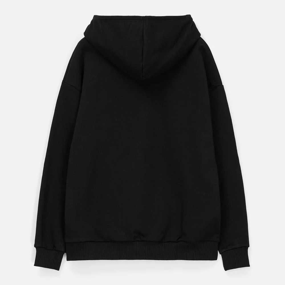 Толстовка унисекс оверсайз Sartoro черная размер 3XL/4XL - фото 2