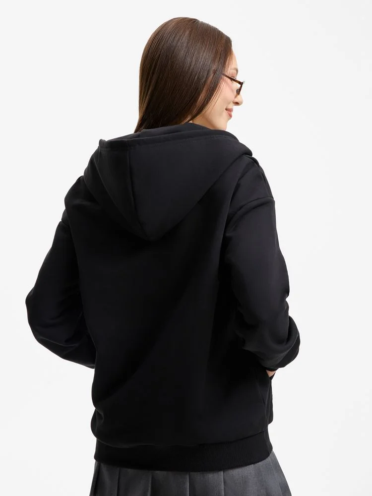 Толстовка унисекс оверсайз Sartoro черная размер 3XL/4XL - фото 9
