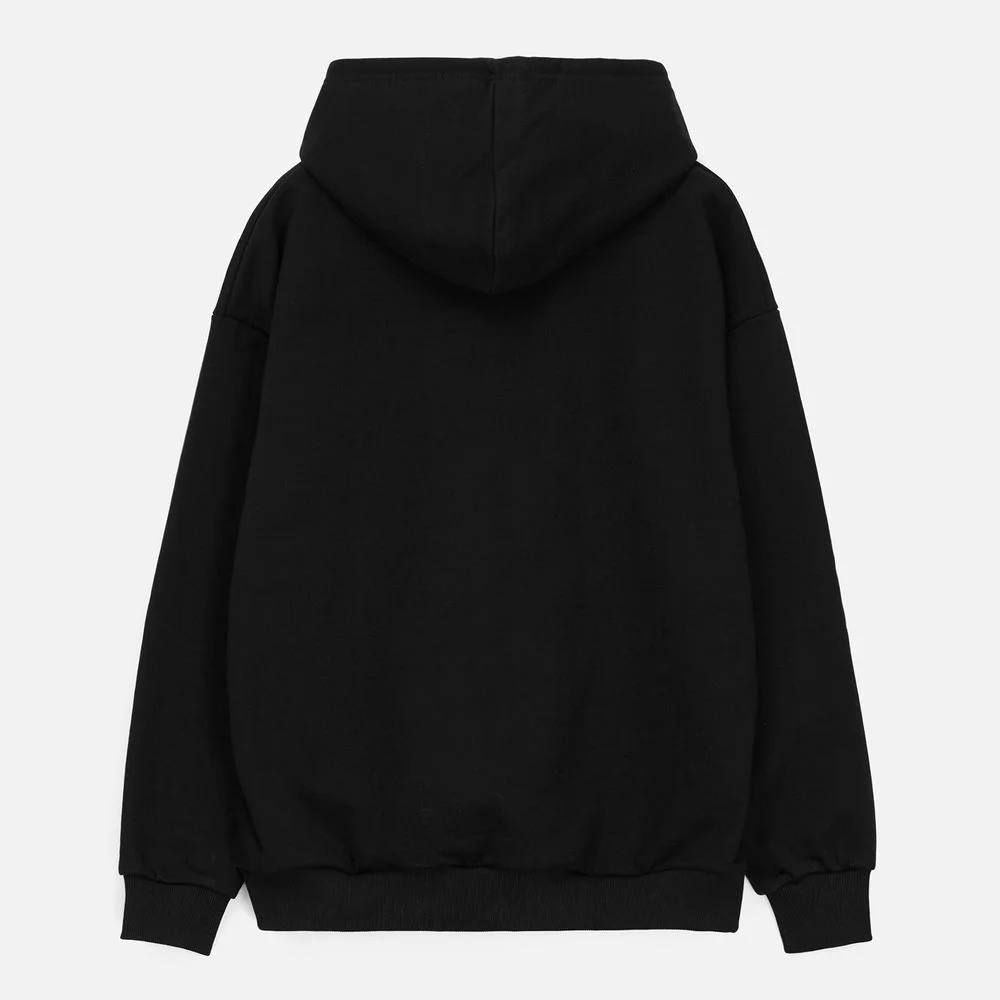 Худи унисекс оверсайз Daylero черное размер 3XL/4XL - фото 2
