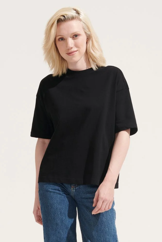 Футболка оверсайз женская Boxy Women, темно-серая (графит), размер S - фото 7