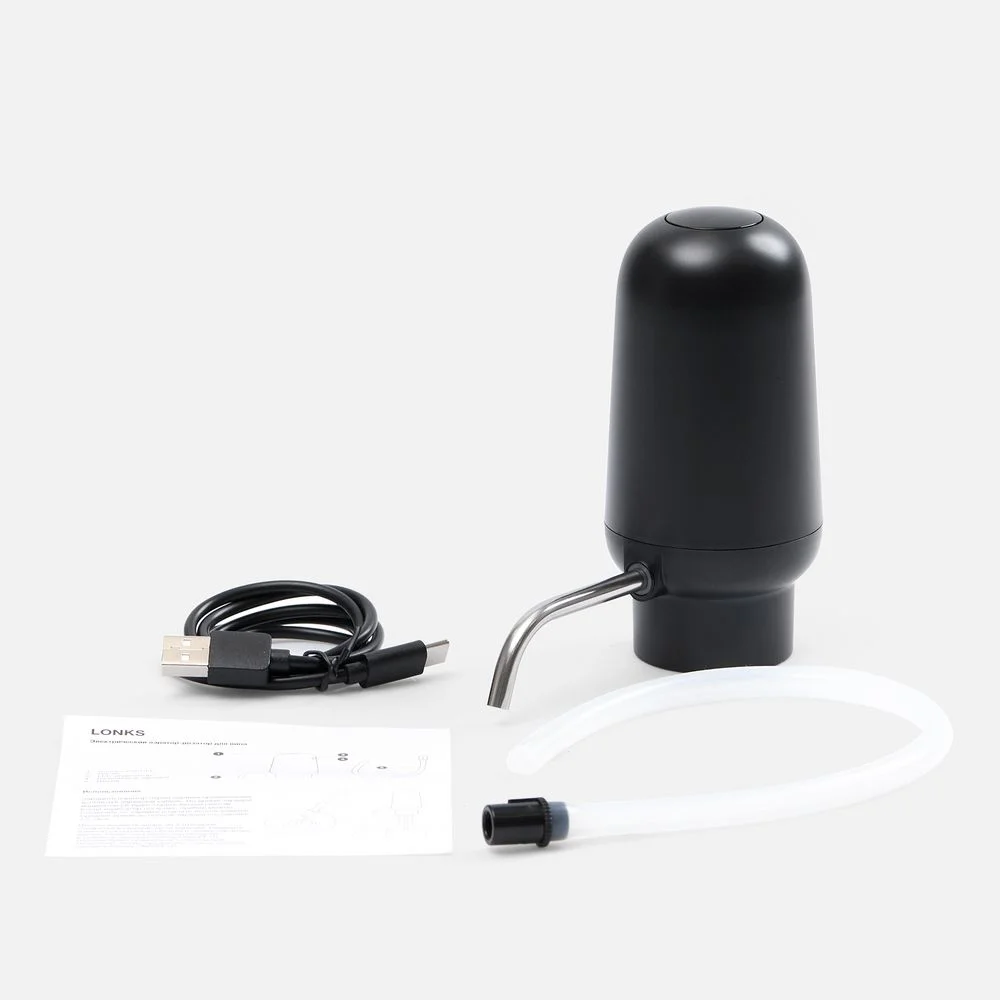 Электрический аэратор-дозатор для вина Lonks, черный - фото 8