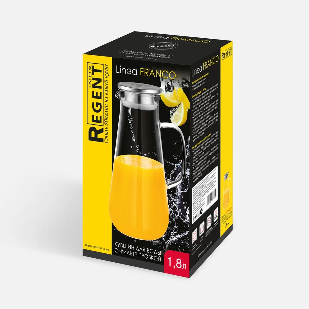 Кувшин с фильтр-пробкой Linea Franco - фото 4