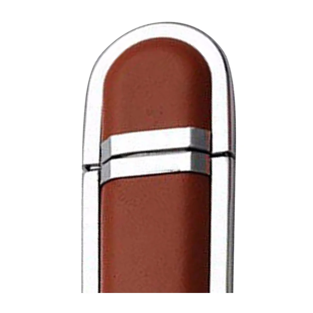 Флешка Кожаная Лобос \Lobos\ N1 коричневый 1 Гб - фото 2