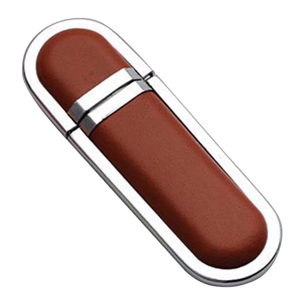 Флешка Кожаная Лобос \Lobos\ N1 коричневый 512 Гб - фото 3