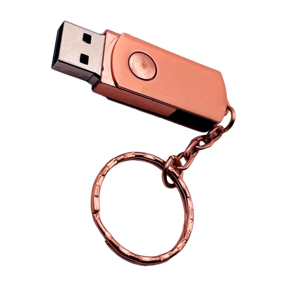 Флешка Металлическая Твист Зандерс Twist Zanders R2 розовый 64 Гб - фото 4