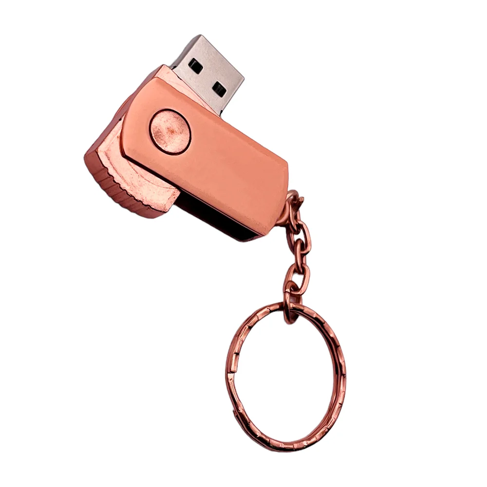 Флешка Металлическая Твист Зандерс Twist Zanders R2 розовый 512 Гб - фото 3