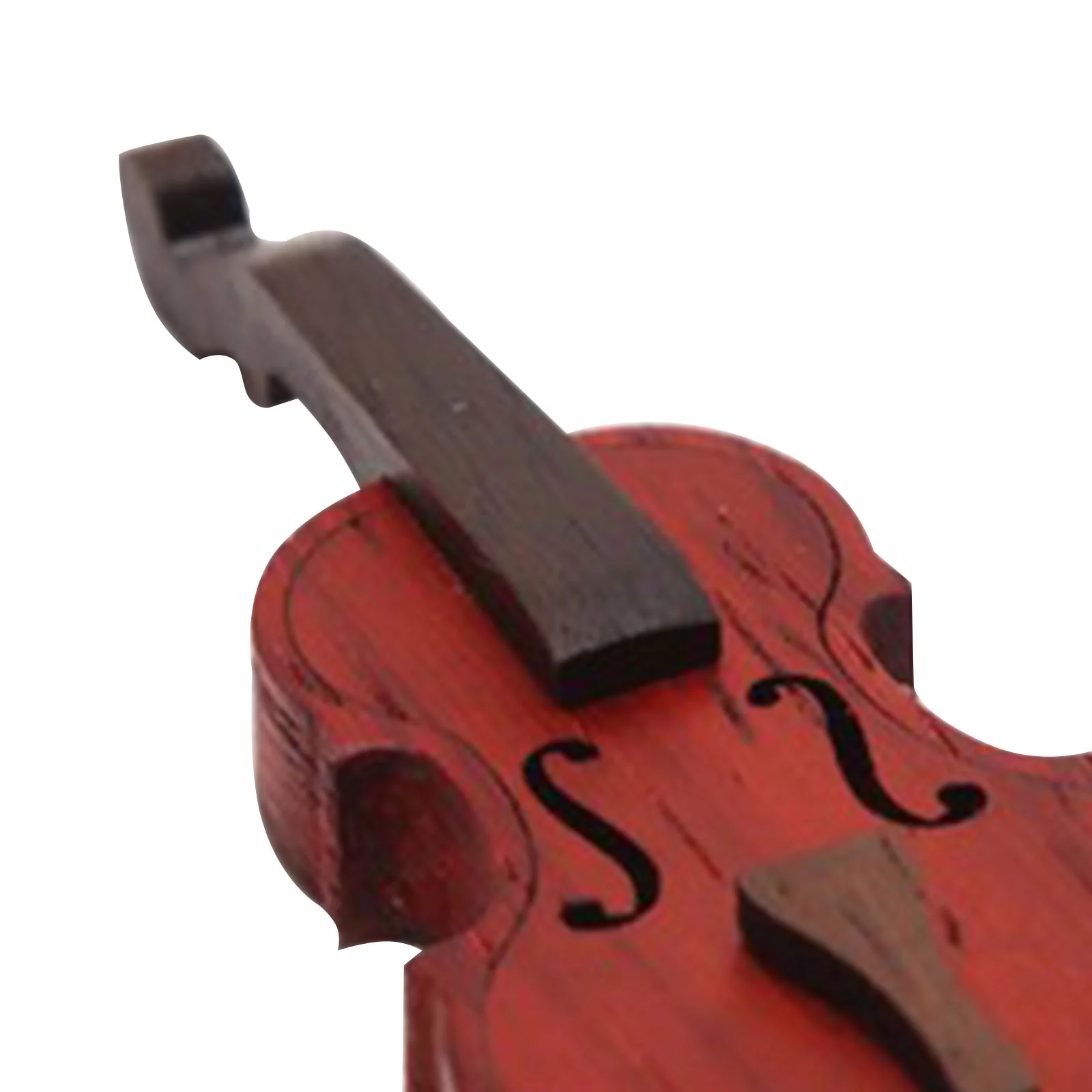 Флешка Деревянная Скрипка Violin Cello F3 коричневая 256 Гб - фото 3