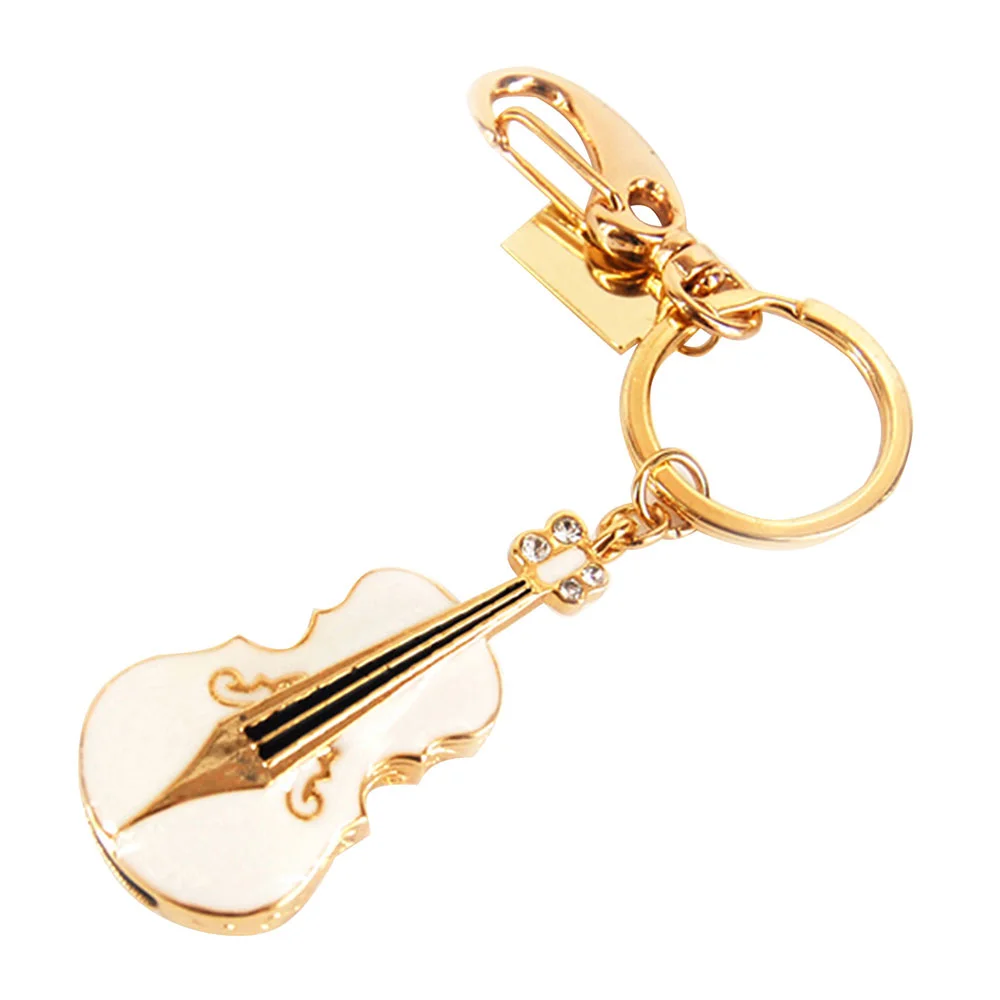Флешка Металлическая Скрипка Violin Key R4 белая 8 Гб - фото 9