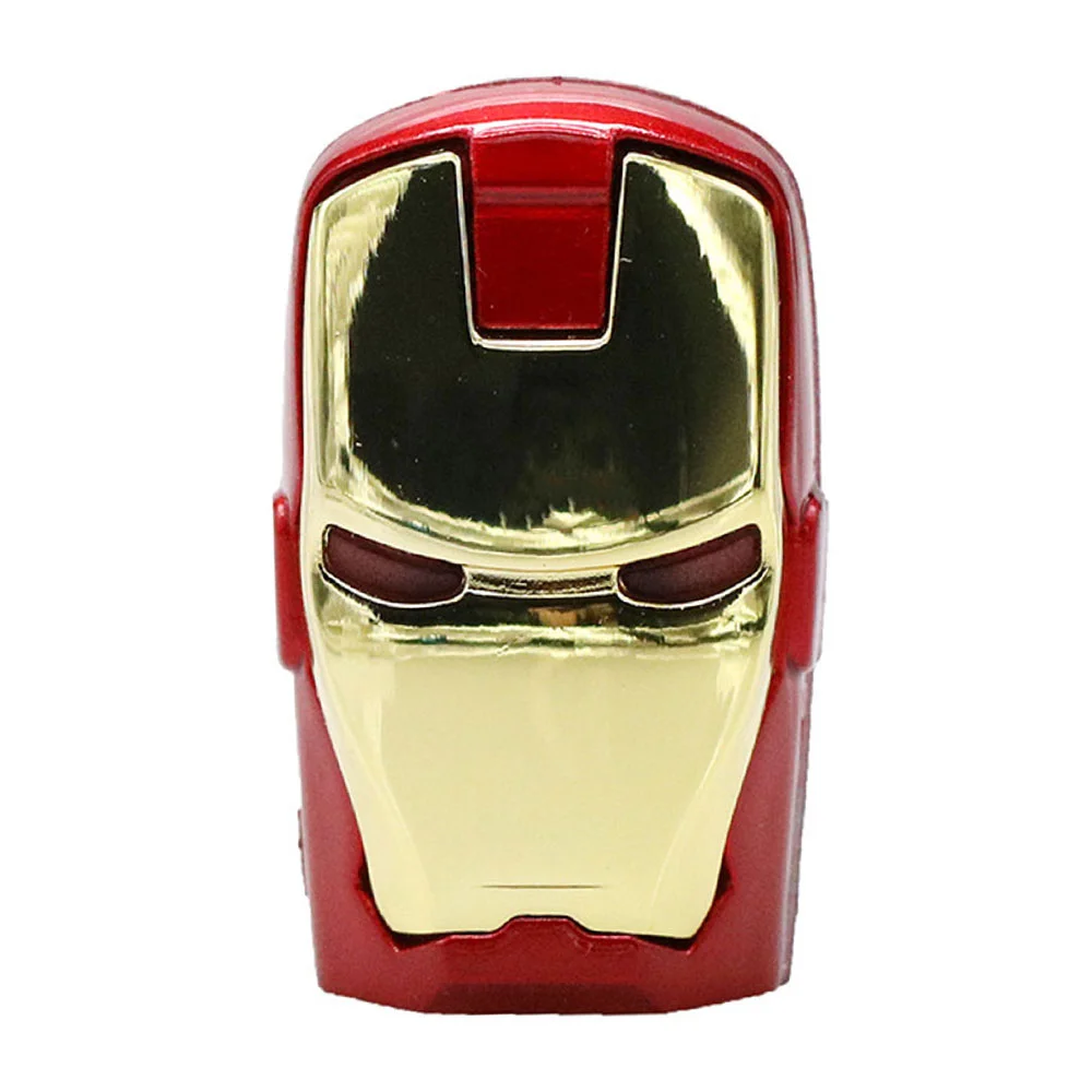 Флешка Металлическая Железный человек Iron Man MARK III R7 золотая/красная 1 Гб - фото 2