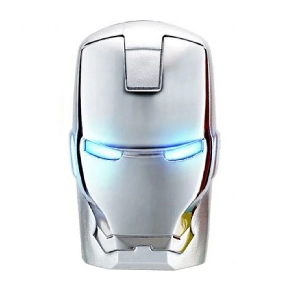 Флешка Металлическая Железный человек Iron Man MARK VII R7 серебряная 512 Гб - фото 2
