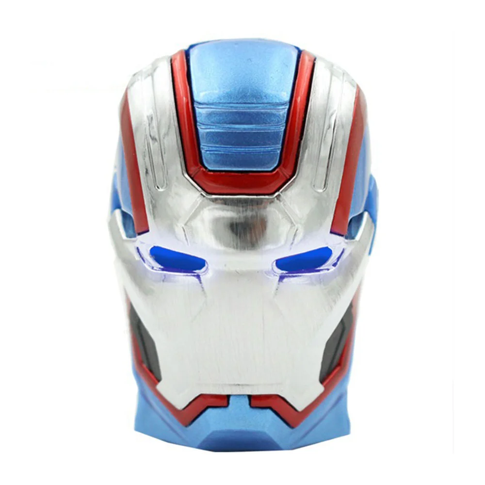Флешка Металлическая Маска Железный патриот Iron Patriot R7 синяя/красная 64 Гб - фото 2