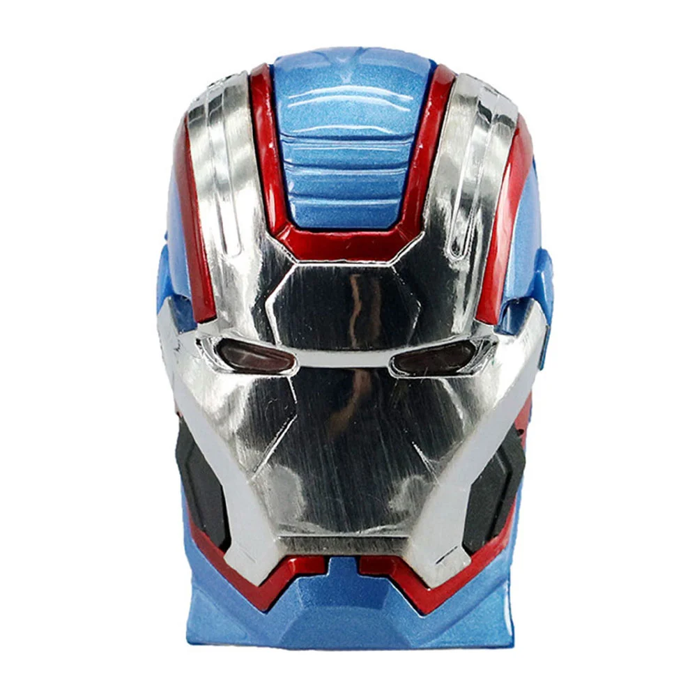 Флешка Металлическая Маска Железный патриот Iron Patriot R7 синяя/красная 2 Гб - фото 3