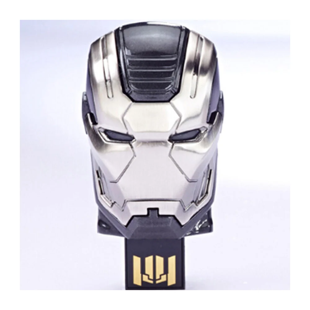 Флешка Металлическая Маска Железный патриот War Machine R7 черная 32 Гб - фото 8
