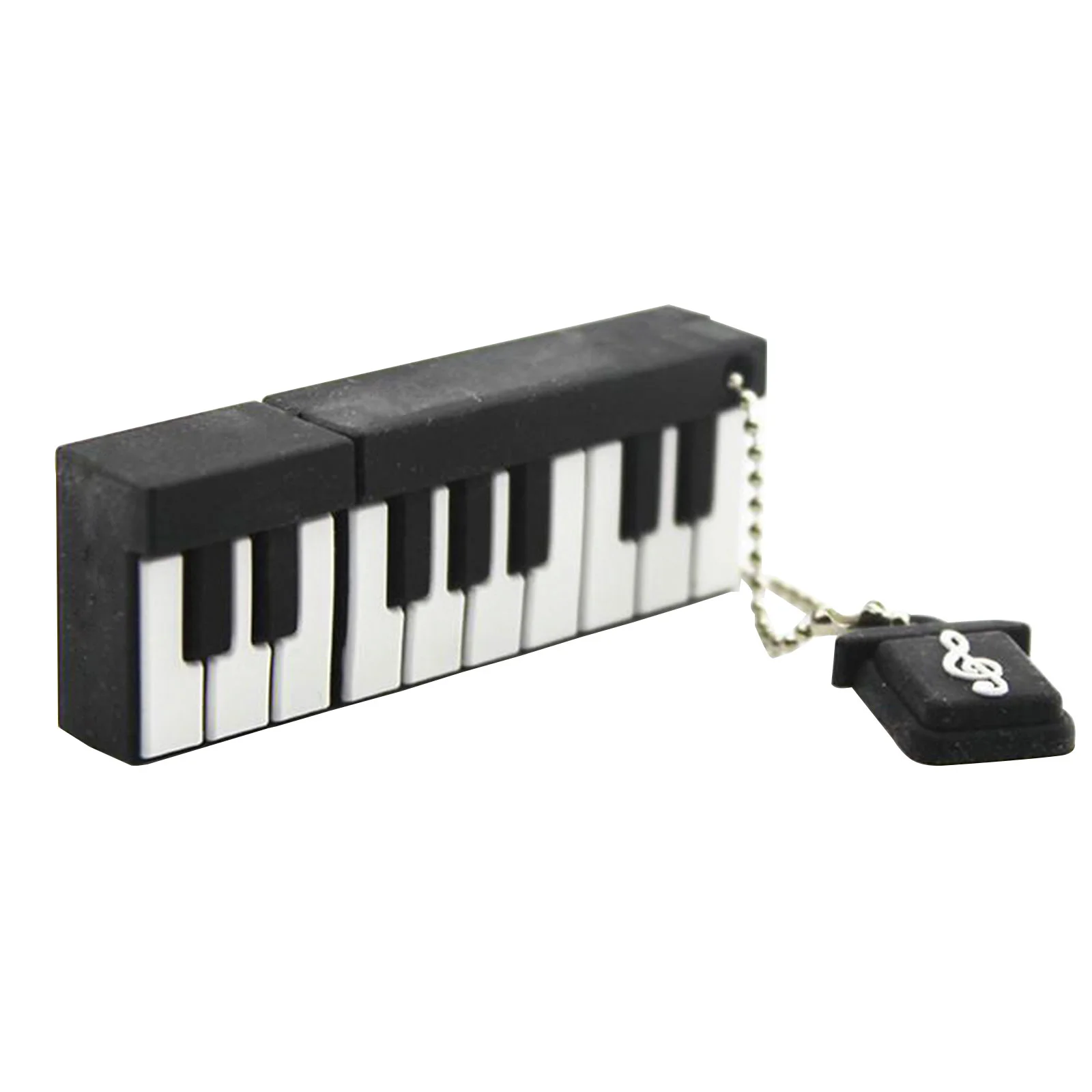Флешка Пластиковая Пианино Piano S11 черно-белое 16 Гб