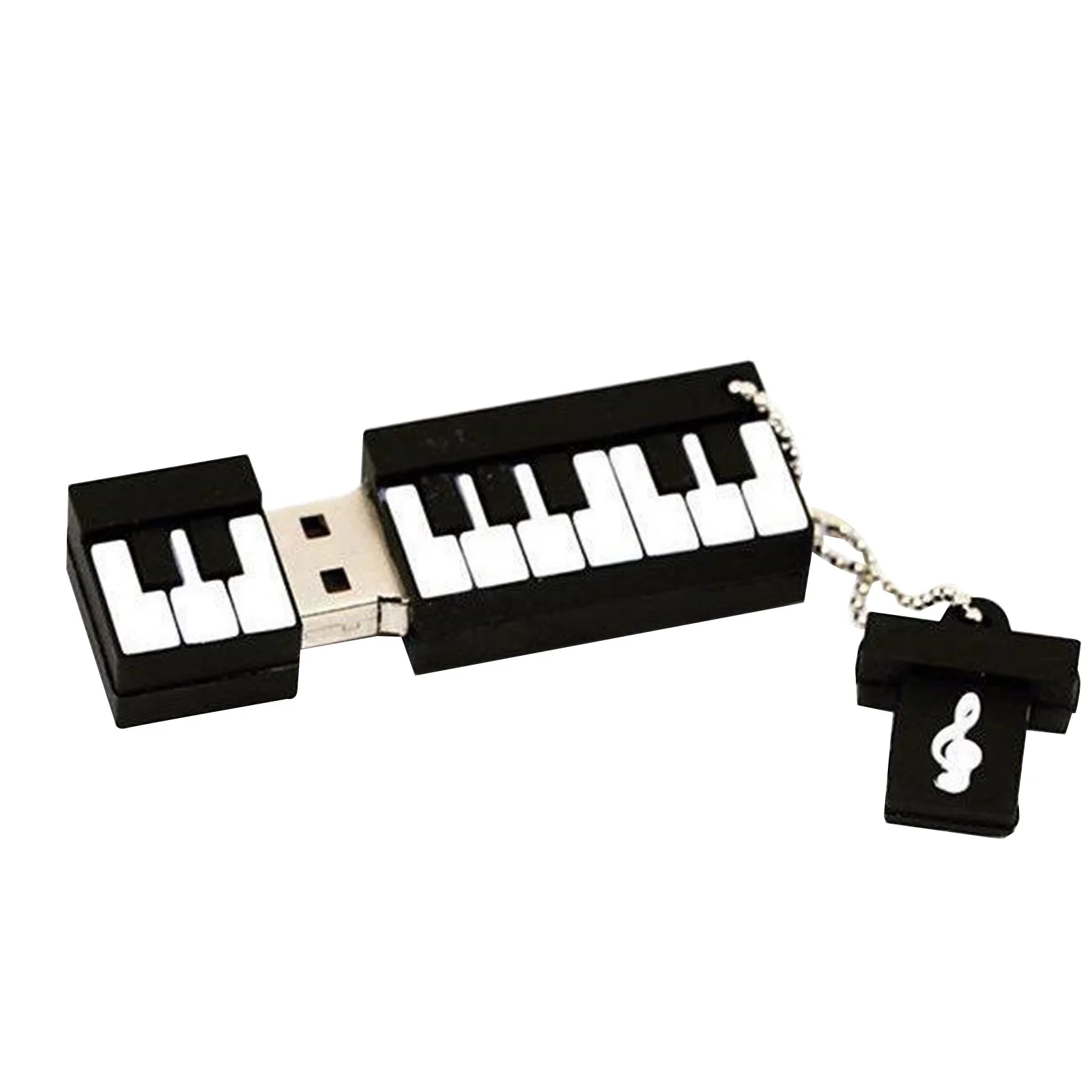 Флешка Пластиковая Пианино Piano S11 черно-белое 32 Гб - фото 2