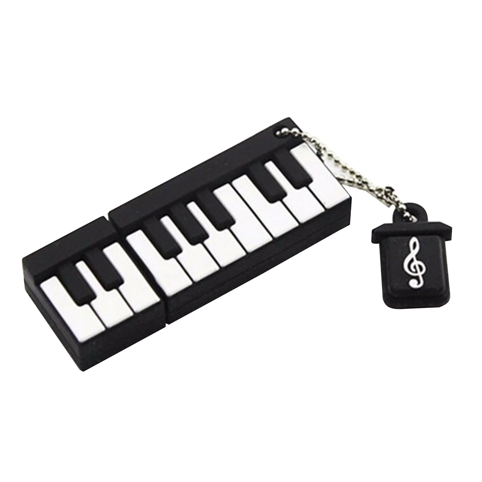 Флешка Пластиковая Пианино Piano S11 черно-белое 512 Гб - фото 9