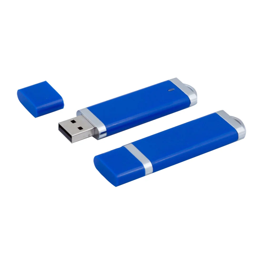 Флешка Пластиковая Протос Промо \Protos Promo\ S12 синий 128 Гб - фото 4