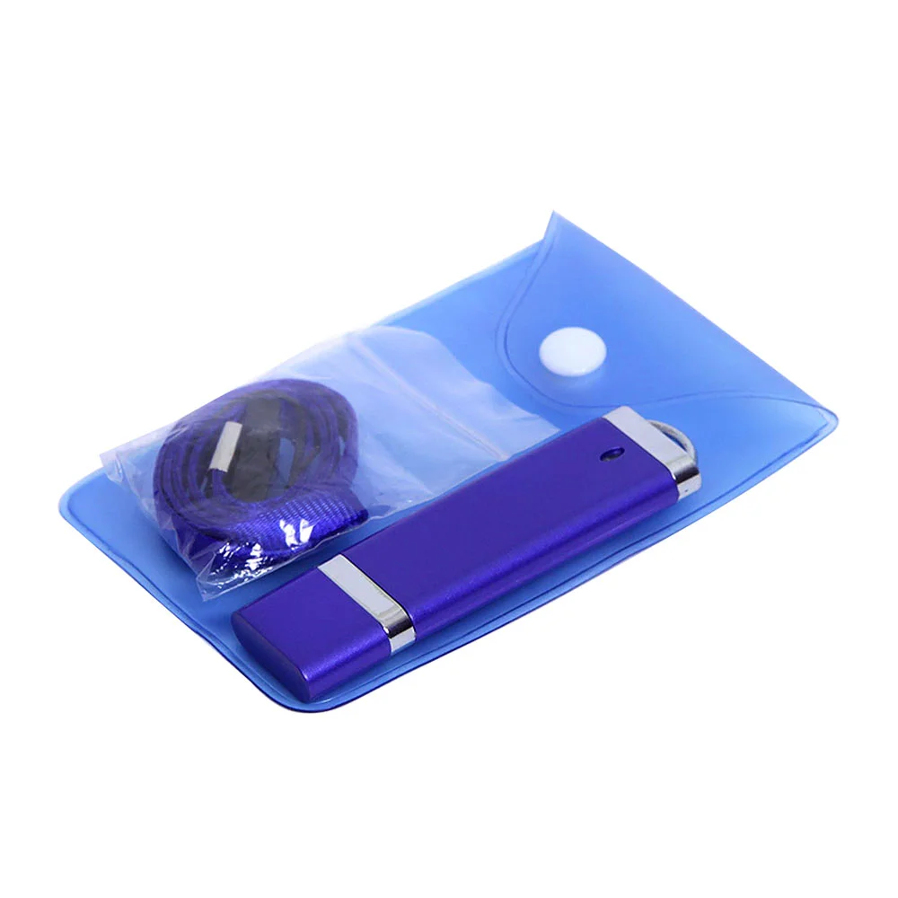 Флешка Пластиковая Протос Промо \Protos Promo\ S12 синий 128 Гб - фото 8