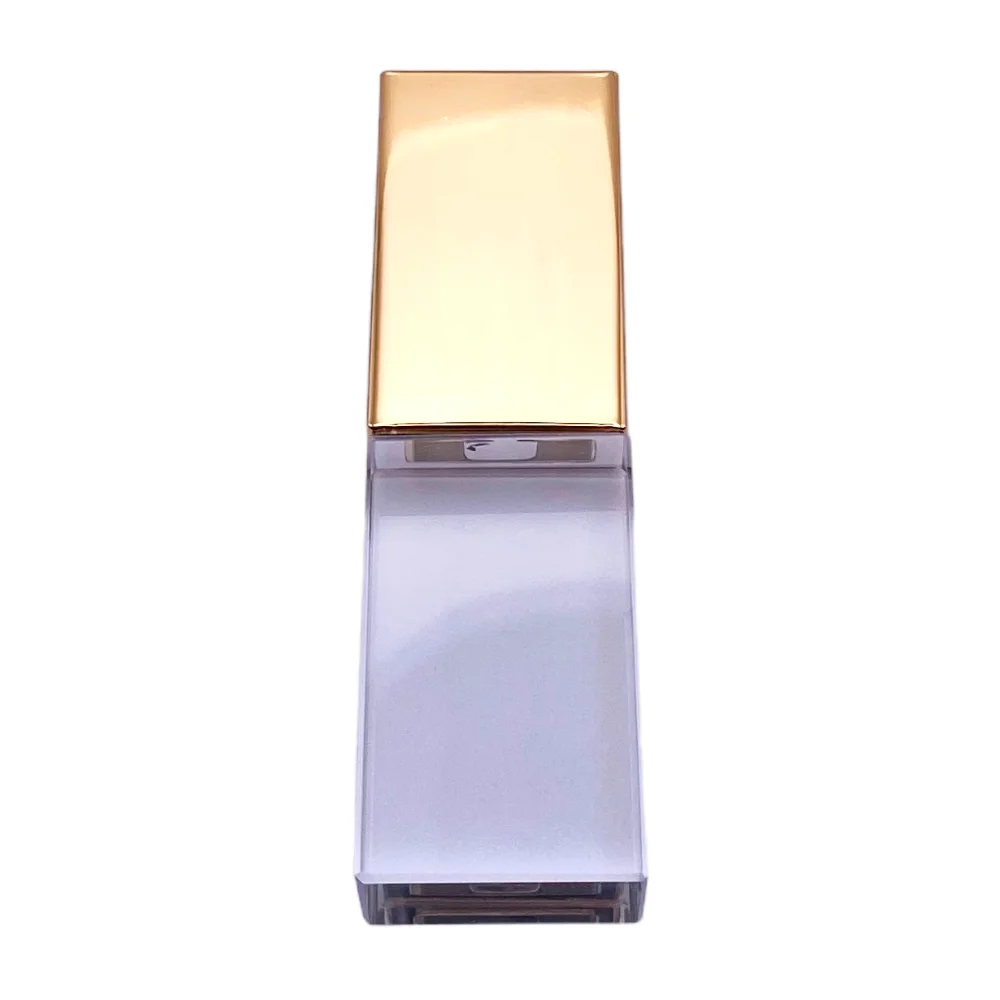 Флешка Стеклянная Кристалл Crystal Glass Metal W14 золотой глянец 1 Гб - фото 5