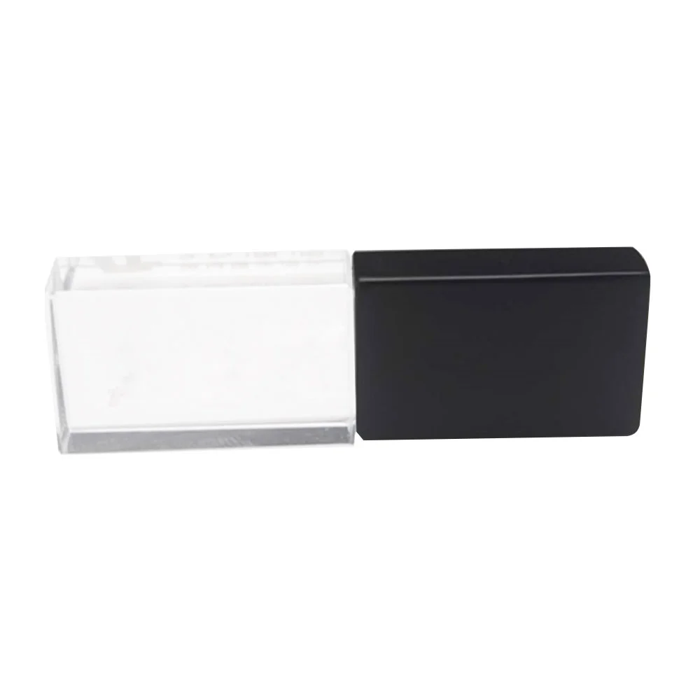 Флешка Стеклянная Кристалл Crystal Glass Metal W14 черный матовый 2 Гб Прозрачный - фото 6