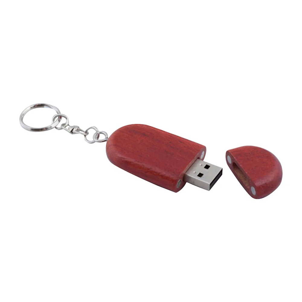 Флешка Деревянная Верона Verona F17 красный 8 Гб - фото 4