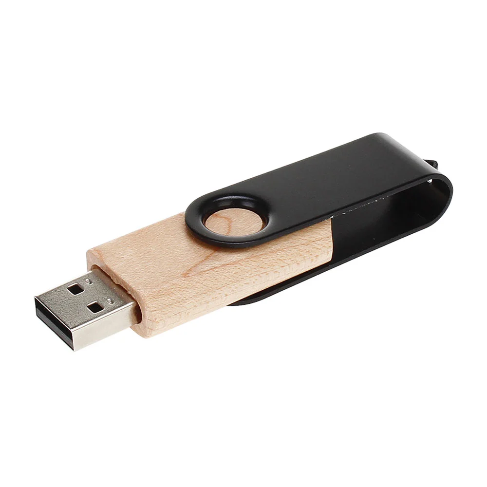 Флешка Деревянная Твистер Twister Wood F21 бежевый 16 Гб - фото 8