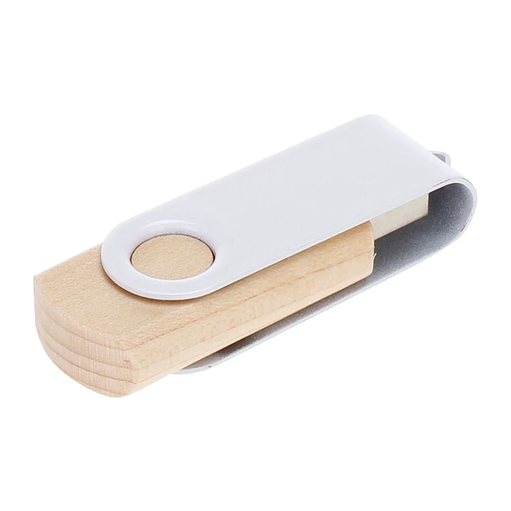 Флешка Деревянная Твистер Twister Wood F21 бежевый 512 Гб - фото 6