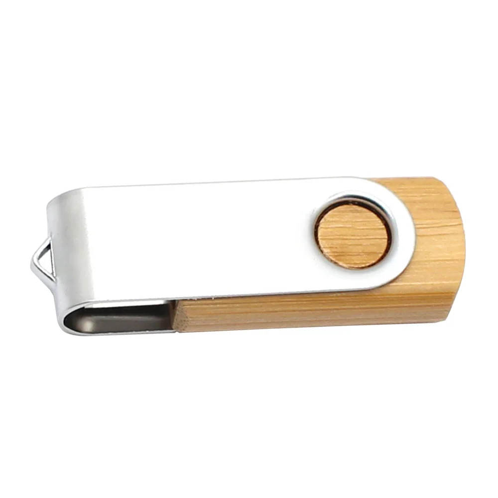 Флешка Деревянная Твистер Twister Wood F21 желтый 1 Гб - фото 4