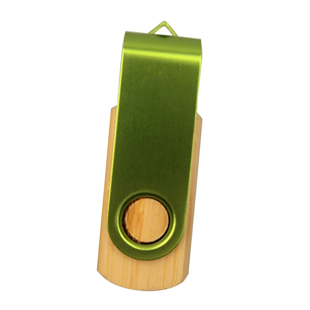 Флешка Деревянная Твистер Twister Wood F21 желтый 2 Гб - фото 5