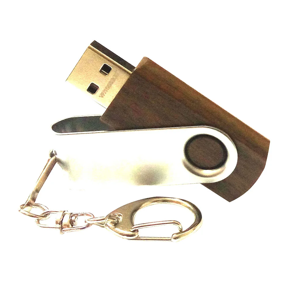 Флешка Деревянная Твистер Twister Wood F21 коричневый 64 Гб - фото 6