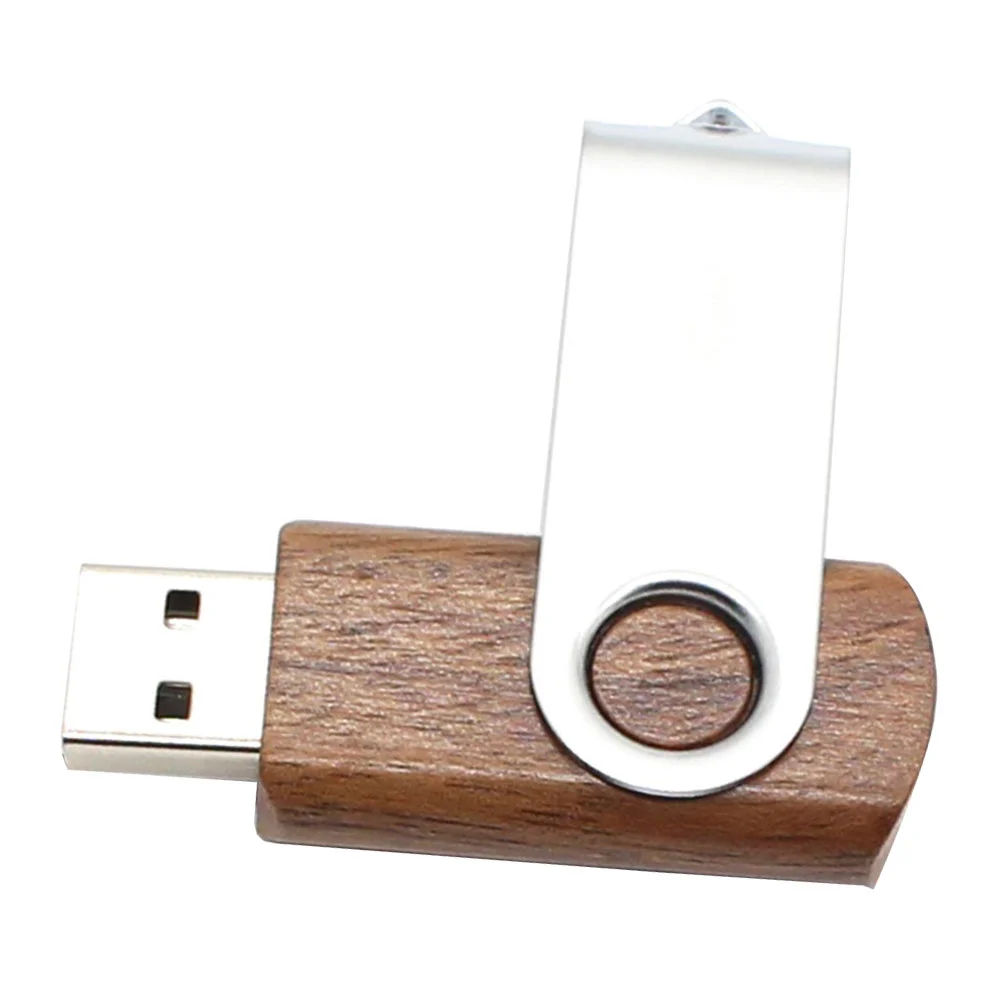 Флешка Деревянная Твистер Twister Wood F21 коричневый 32 Гб - фото 5