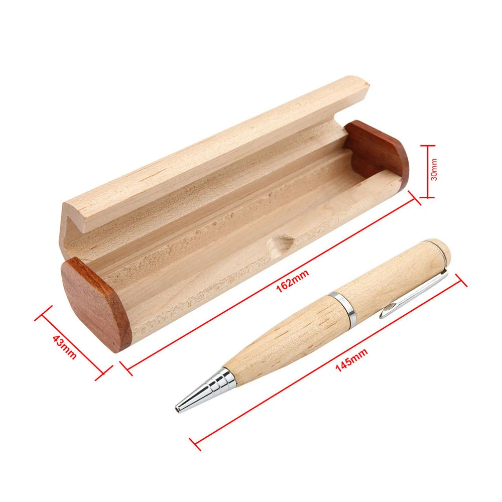 Флешка Деревянная Ручка Pen Wood F23 бежевая 8 Гб - фото 9