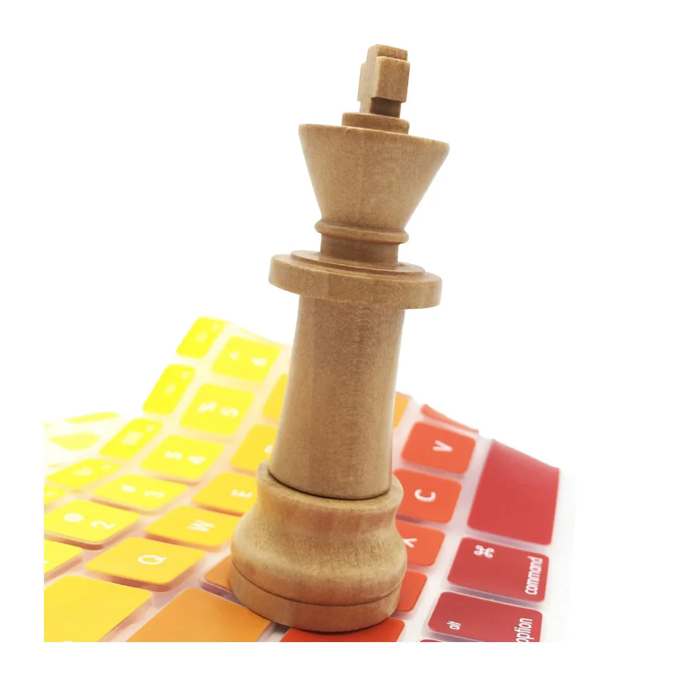 Флешка Деревянная Шахматы Король Chess King F25 белый 32 Гб - фото 5