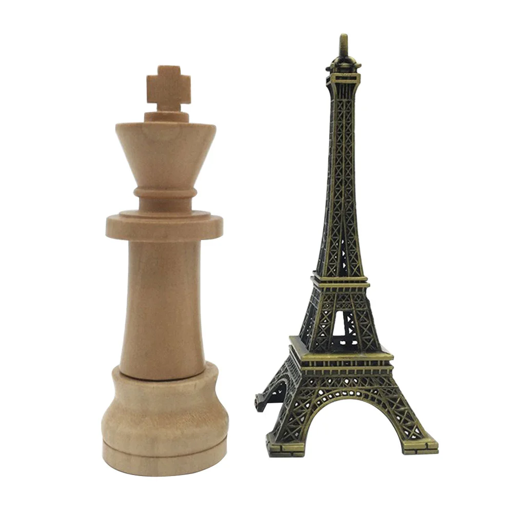 Флешка Деревянная Шахматы Король Chess King F25 белый 2 Гб - фото 9