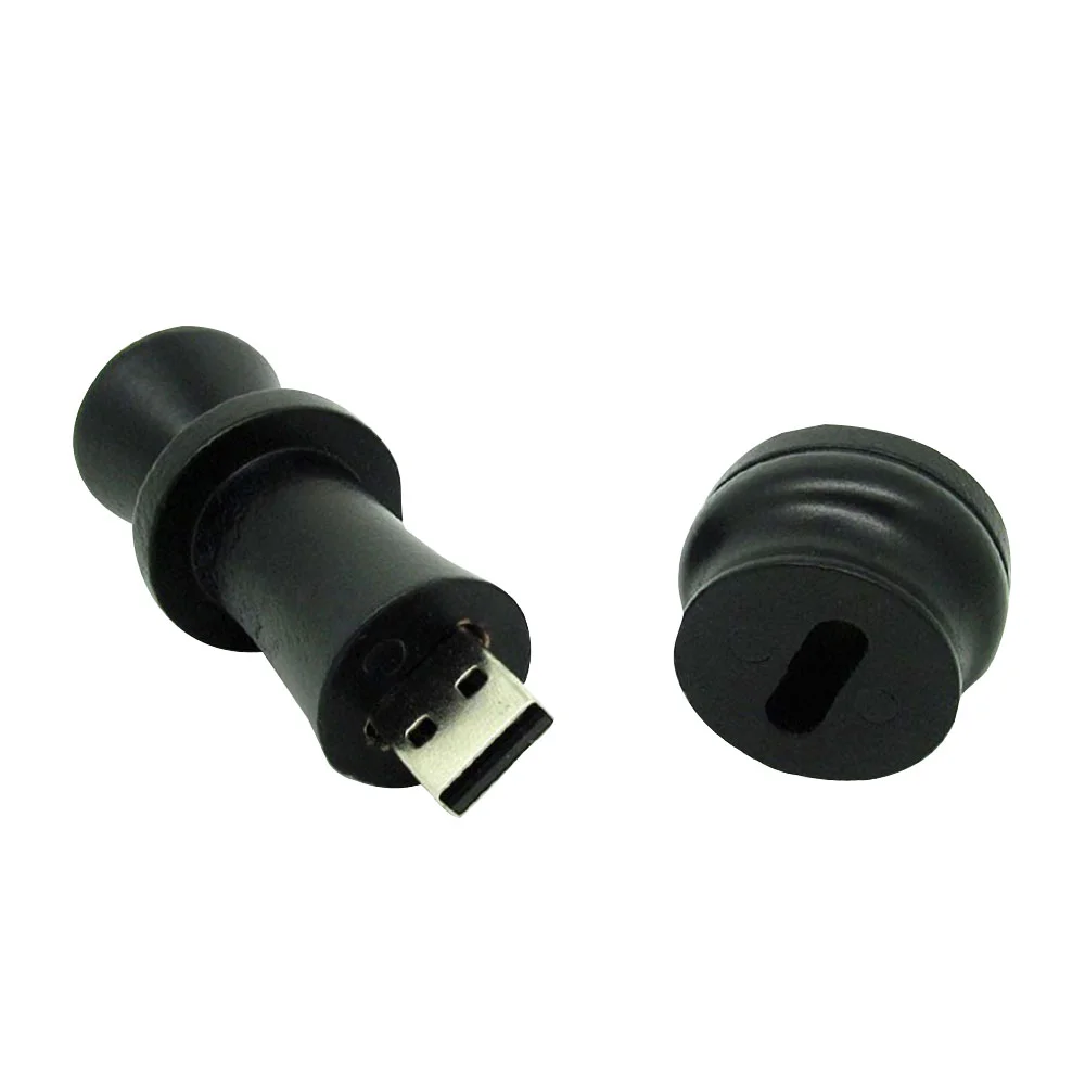 Флешка Деревянная Шахматы Король "Chess King" F25 черный 512 Гб - фото 3